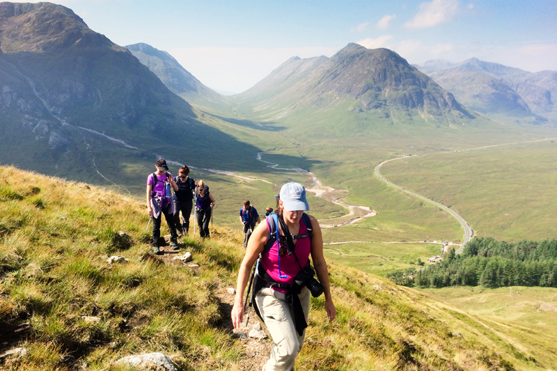 Hiking in Glencoe
