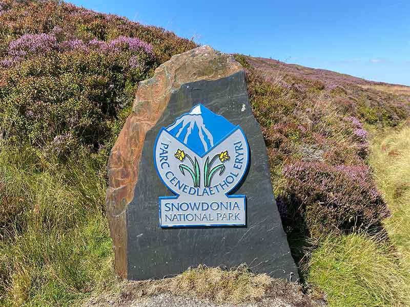 Snowdonia National Park sign