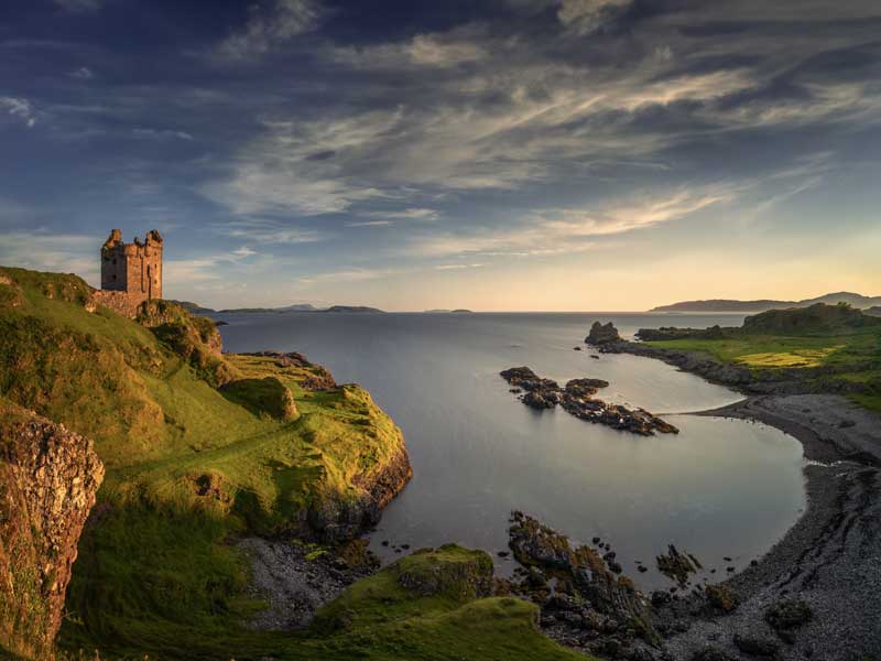 Isle Of Kerrera Gylen Castle